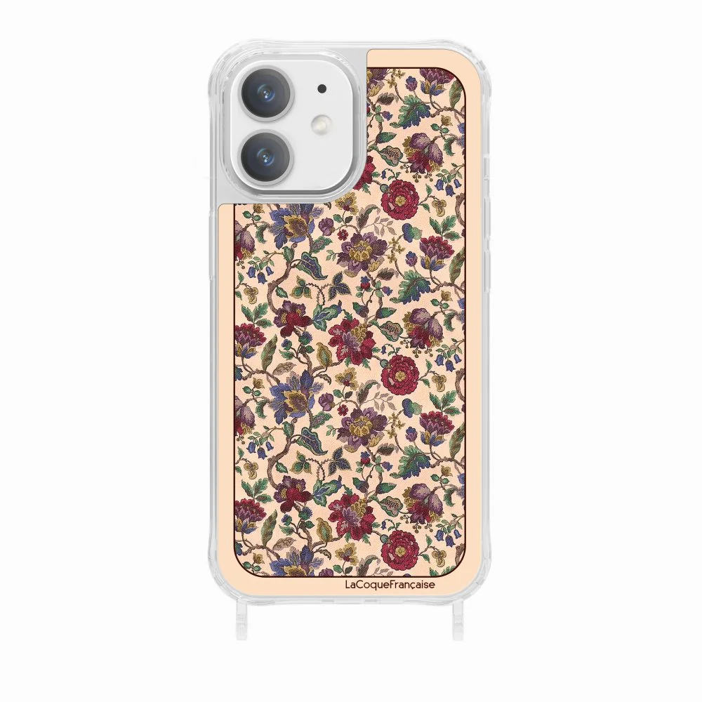 Coque Anneaux Imprimee Foulard Fleurs Rouges - Image 21