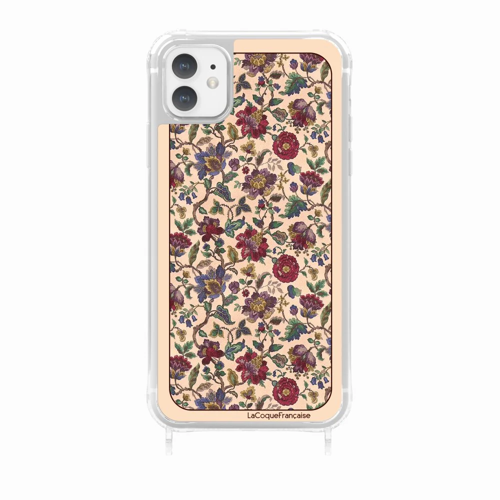 Coque Anneaux Imprimee Foulard Fleurs Rouges - Image 24