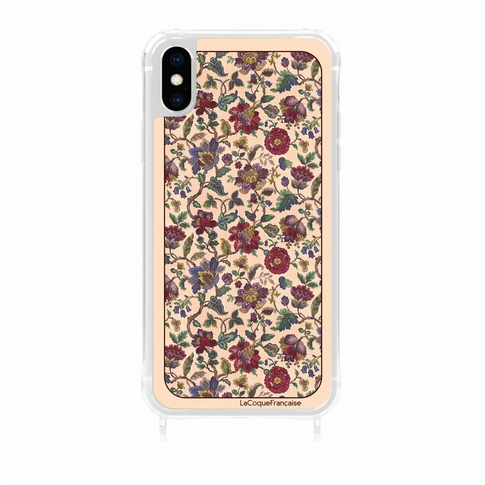 Coque Anneaux Imprimee Foulard Fleurs Rouges - Image 26