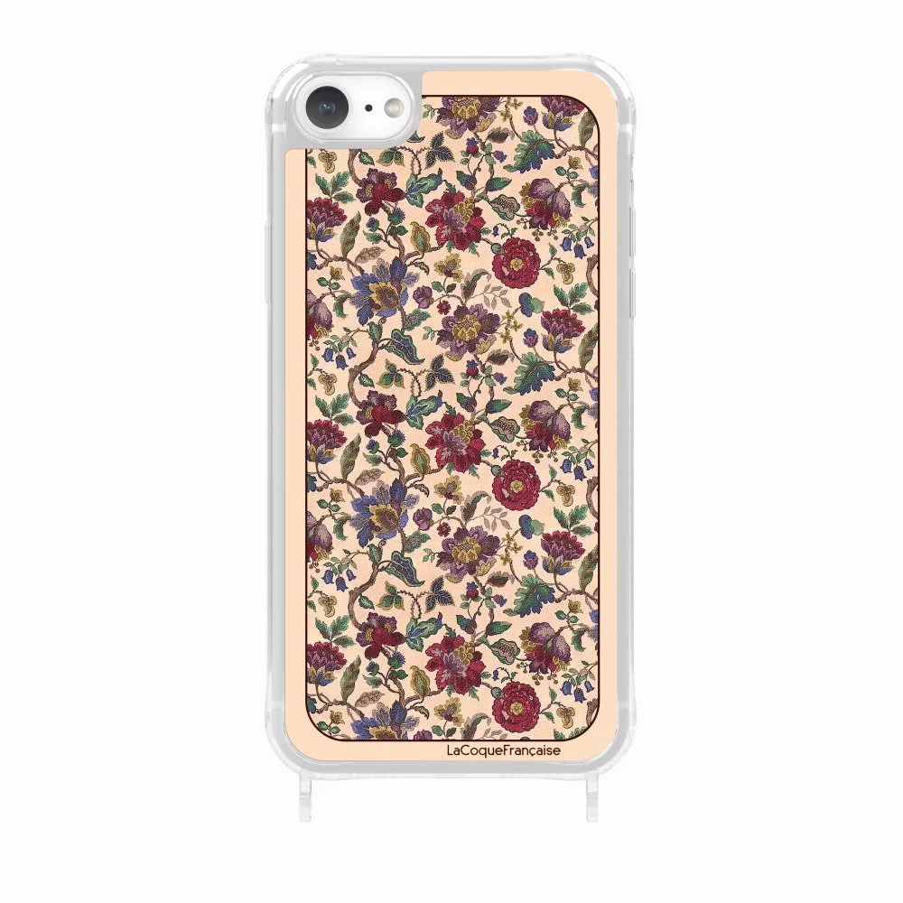Coque Anneaux Imprimee Foulard Fleurs Rouges - Image 28
