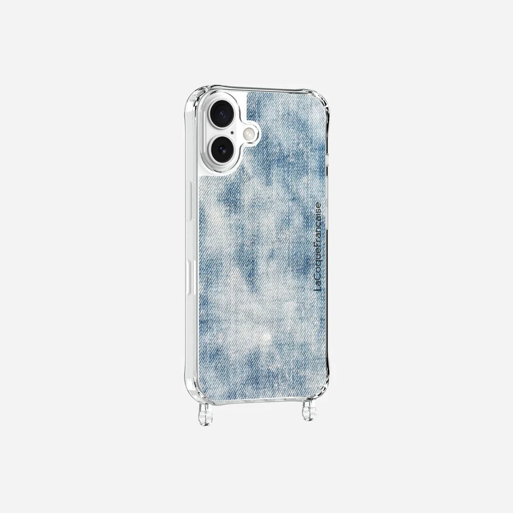 Coque Anneaux Imprimee Jean Bleu - Image 30