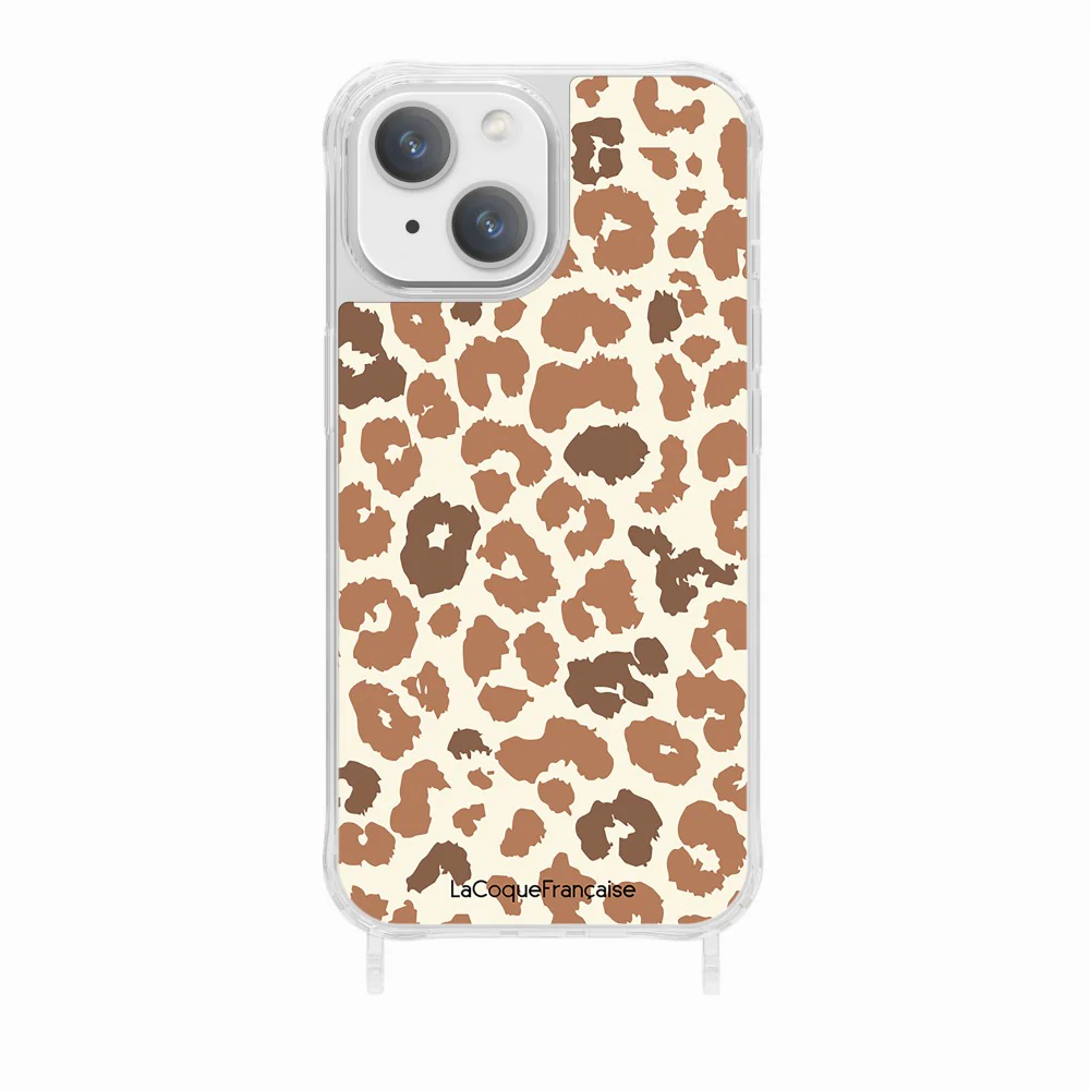 Coque Anneaux Imprimee Leopard Marron - Image 11