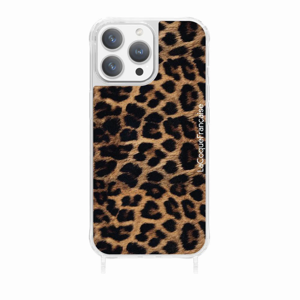Coque Anneaux Imprimee Leopard Noir Et Brun - Image 11