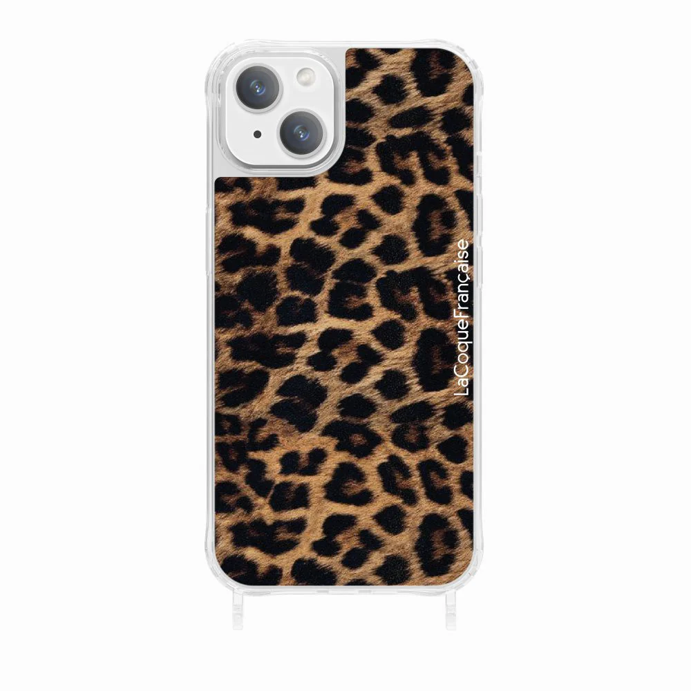 Coque Anneaux Imprimee Leopard Noir Et Brun - Image 12