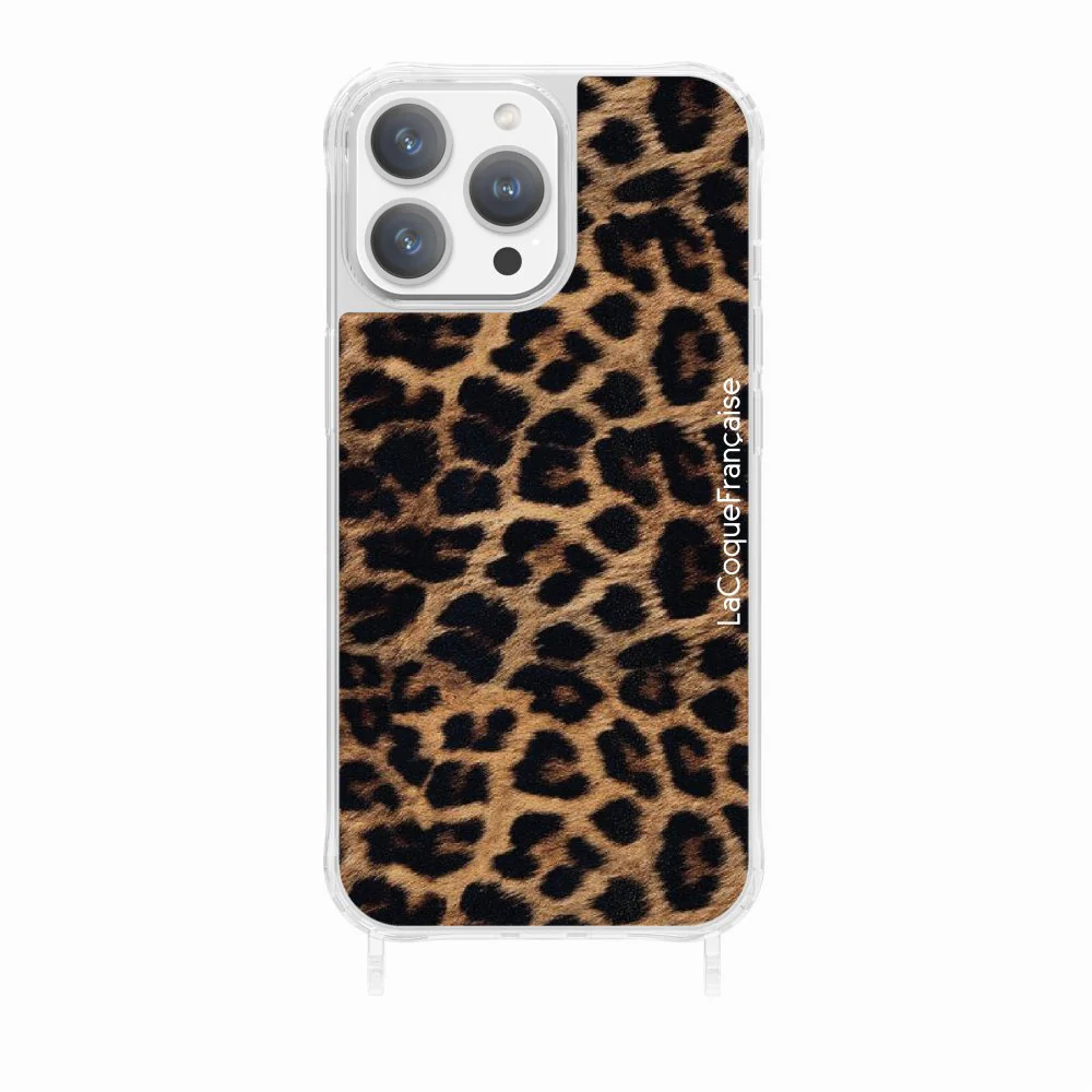 Coque Anneaux Imprimee Leopard Noir Et Brun - Image 14