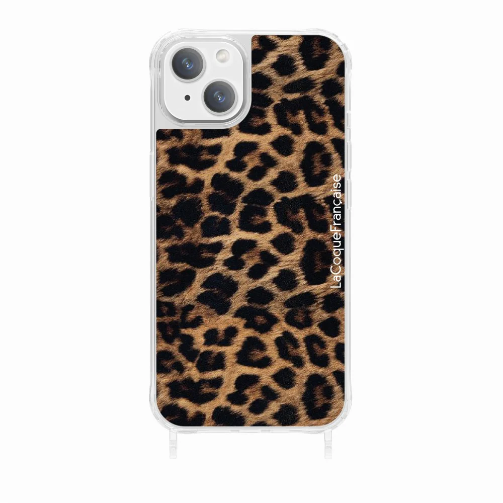 Coque Anneaux Imprimee Leopard Noir Et Brun - Image 17