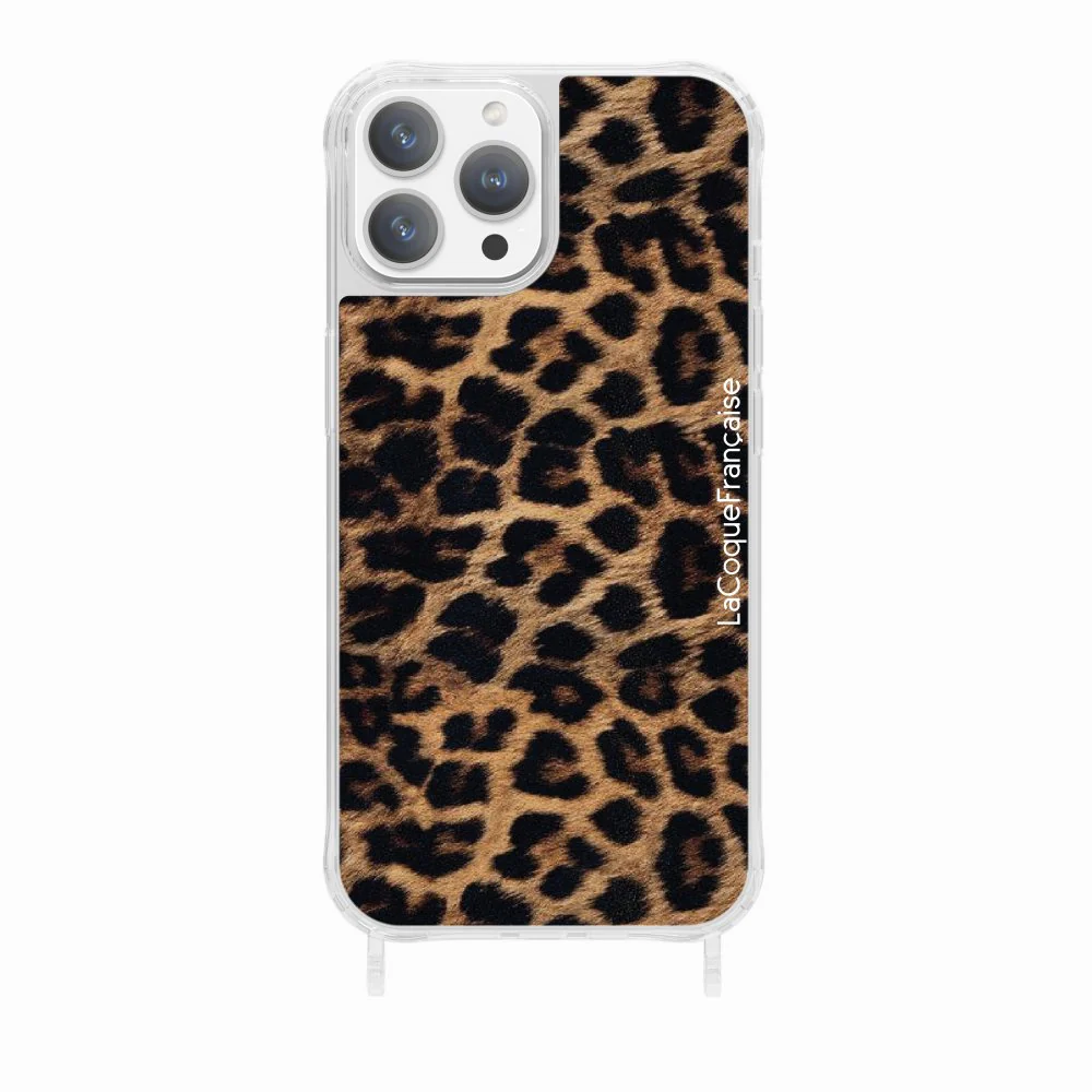 Coque Anneaux Imprimee Leopard Noir Et Brun - Image 19