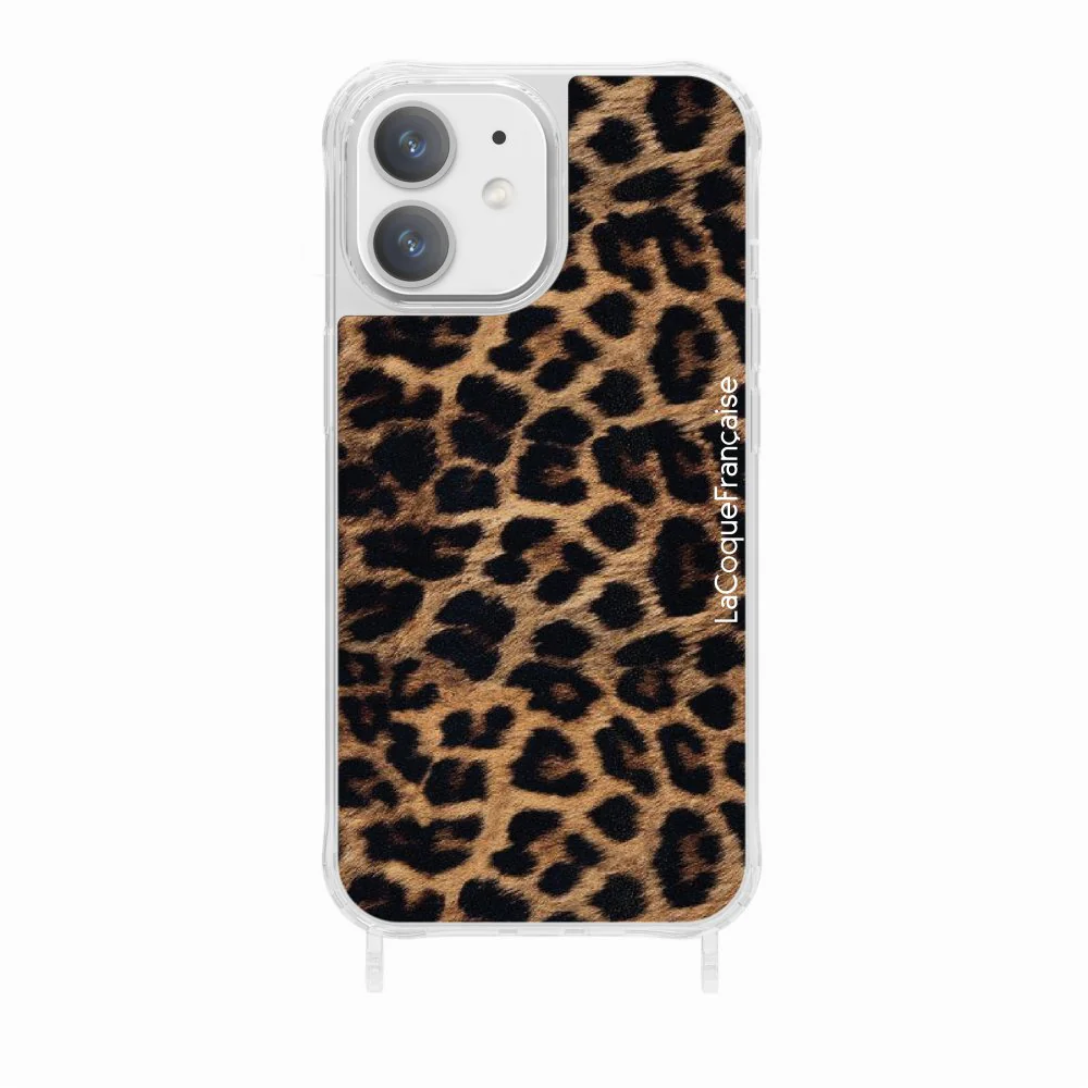 Coque Anneaux Imprimee Leopard Noir Et Brun - Image 24