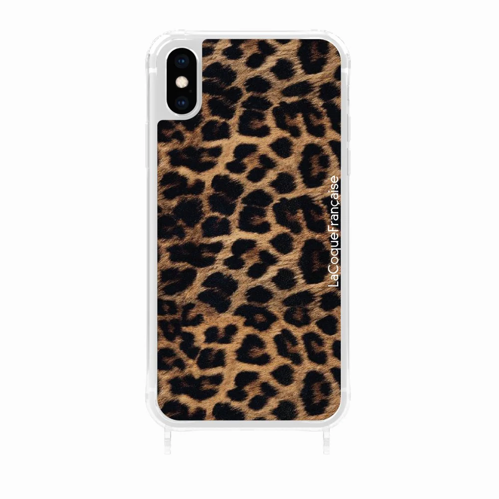 Coque Anneaux Imprimee Leopard Noir Et Brun - Image 29