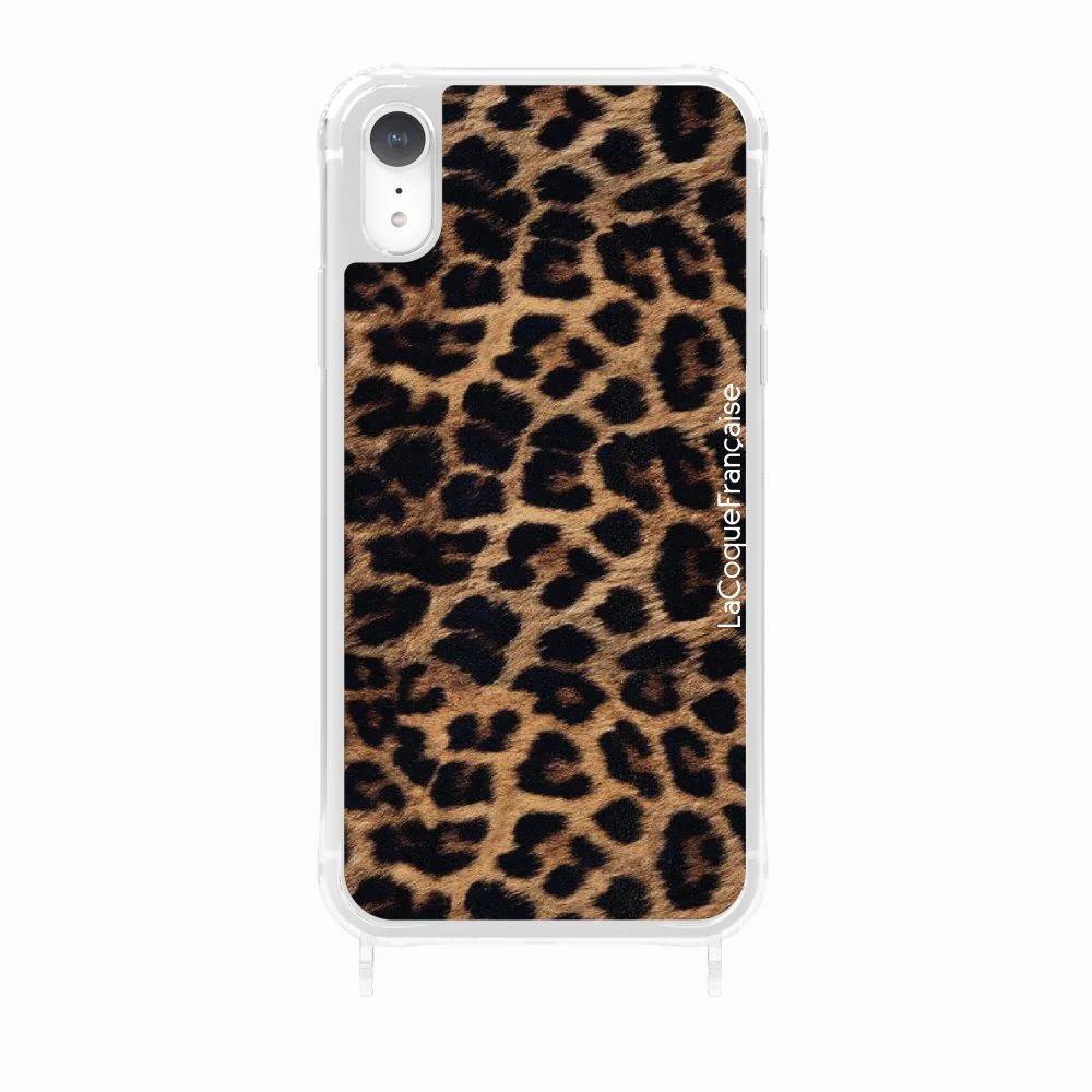 Coque Anneaux Imprimee Leopard Noir Et Brun - Image 30