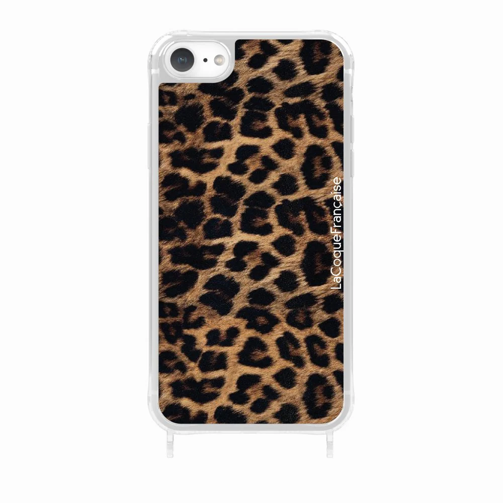 Coque Anneaux Imprimee Leopard Noir Et Brun - Image 31