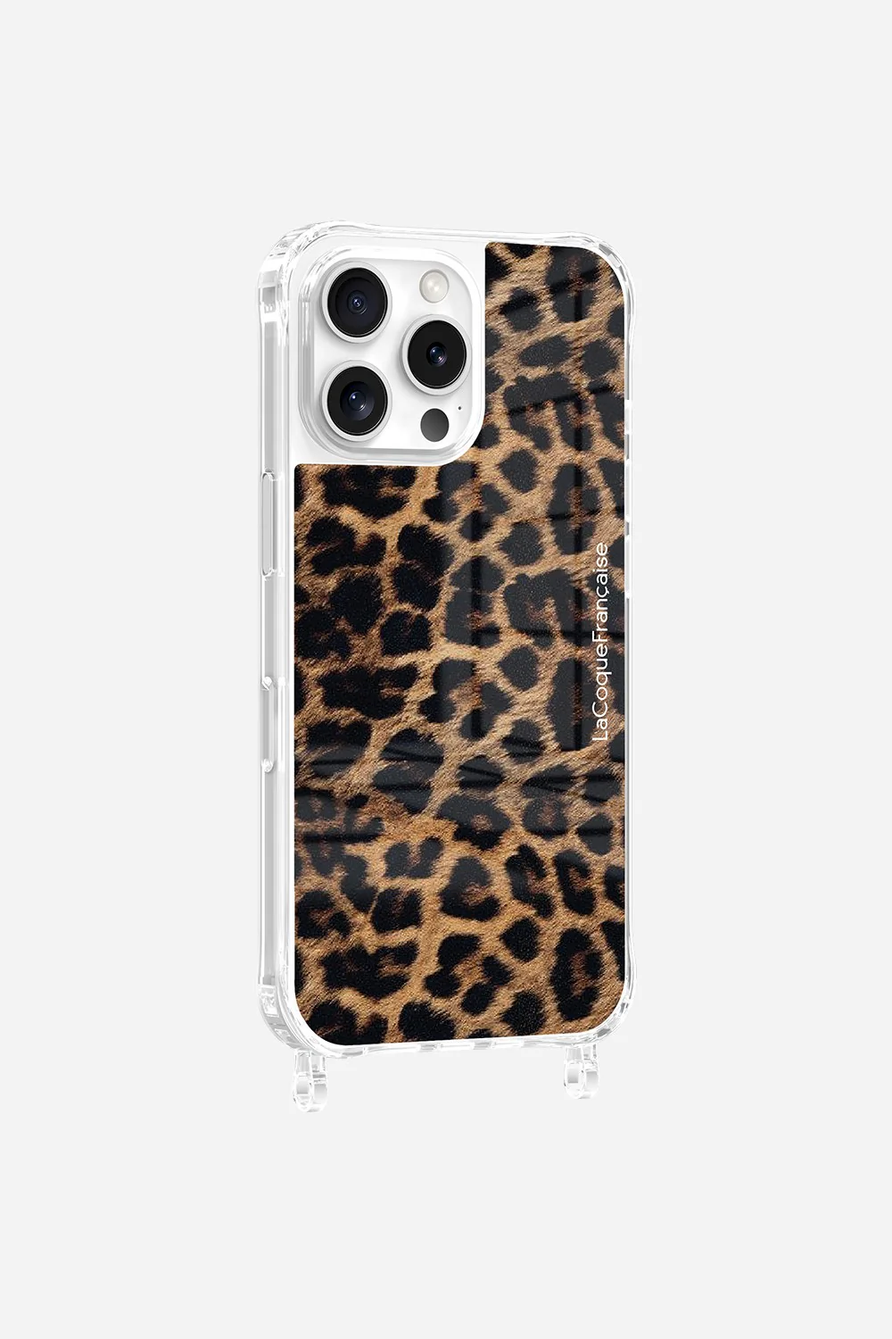 Coque Anneaux Imprimee Leopard Noir Et Brun - Image 7