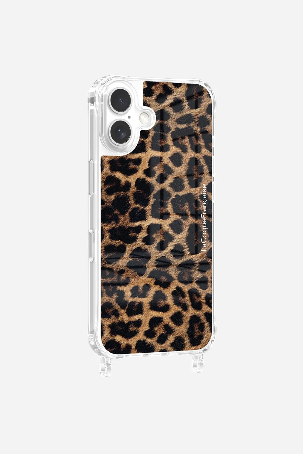 Coque Anneaux Imprimee Leopard Noir Et Brun - Image 8