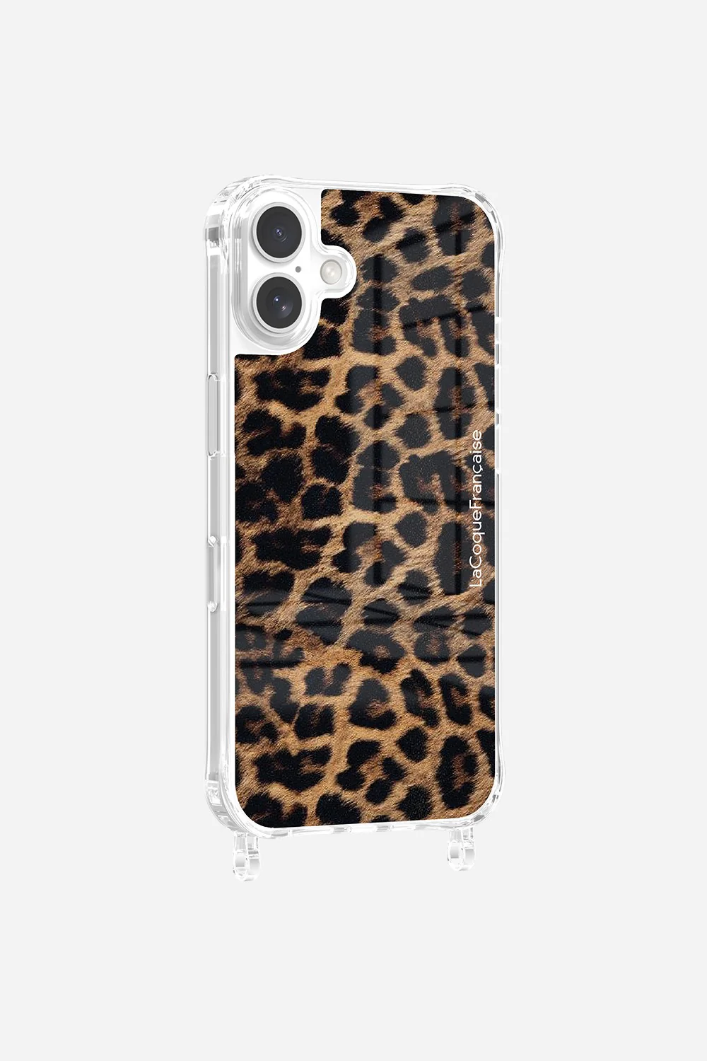 Coque Anneaux Imprimee Leopard Noir Et Brun - Image 9