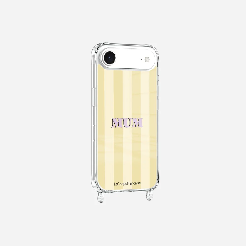 Coque Anneaux Imprimee Mum - Jaune Et Beige - Image 3