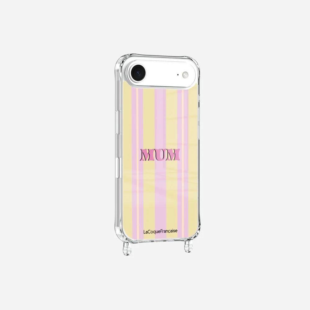 Coque Anneaux Imprimee Mum - Rose Et Jaune - Image 21