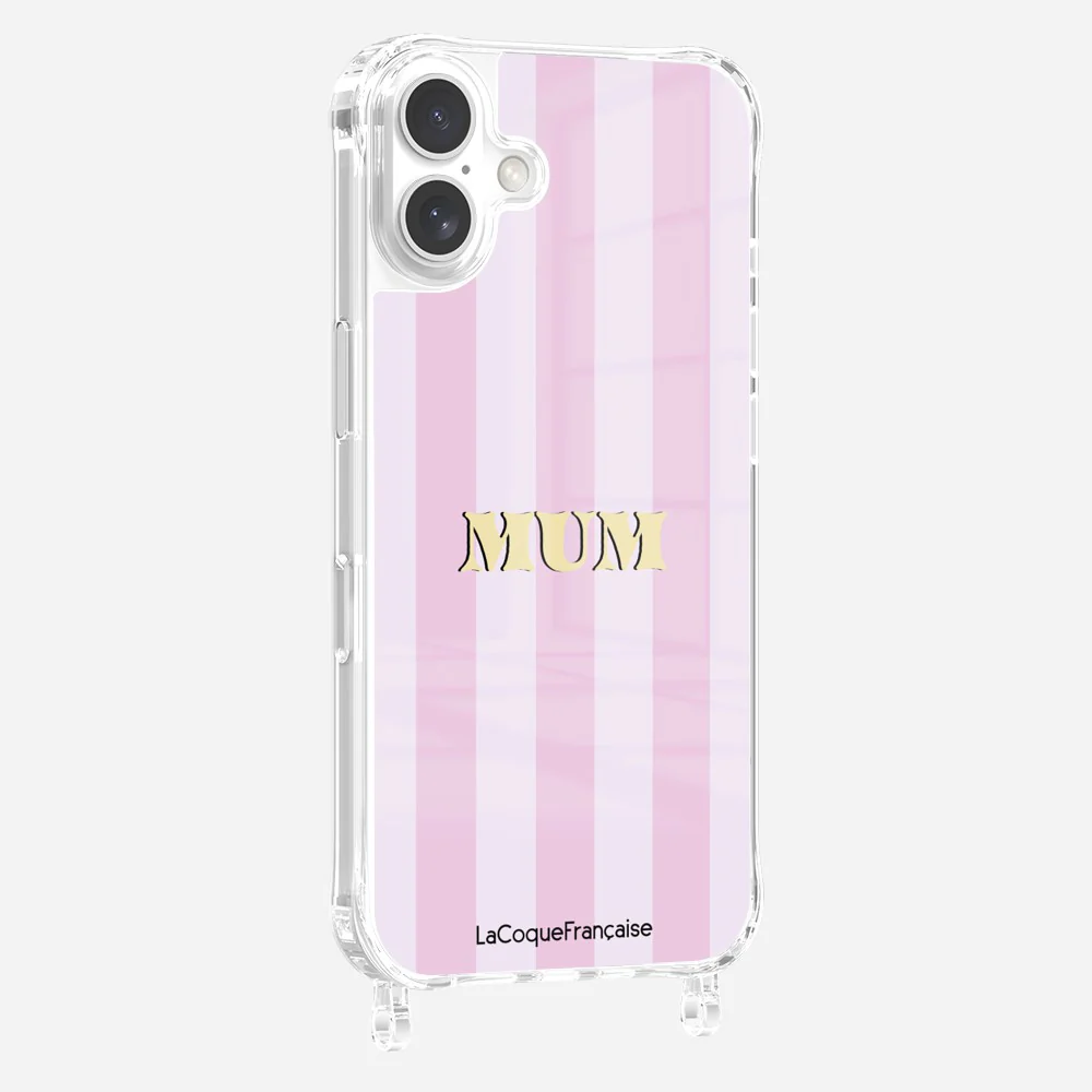 Coque Anneaux Imprimee Mum - Rose Et Parme - Image 10