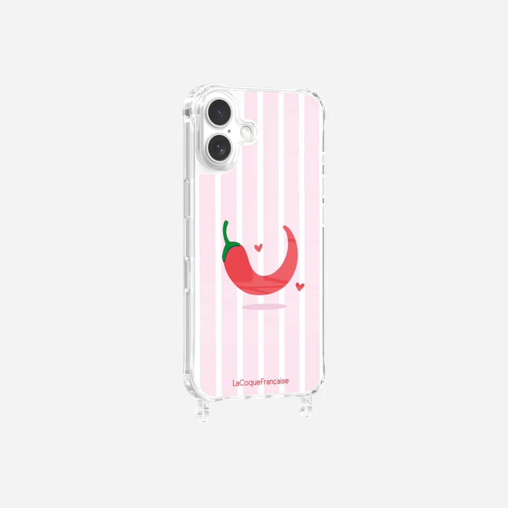 Coque Anneaux Imprimee Piment Rayure - Image 8