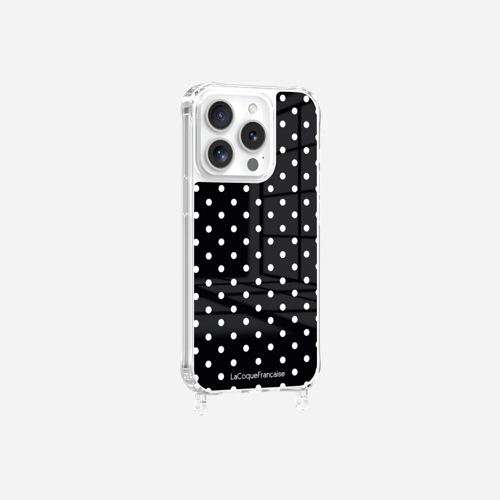 Coque Anneaux Imprimee Pois Blanc - Image 10