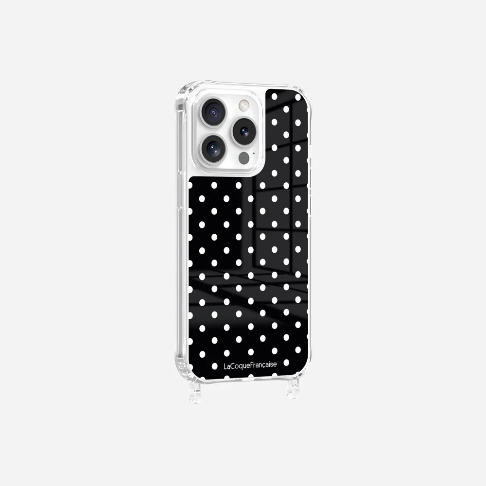 Coque Anneaux Imprimee Pois Blanc - Image 14