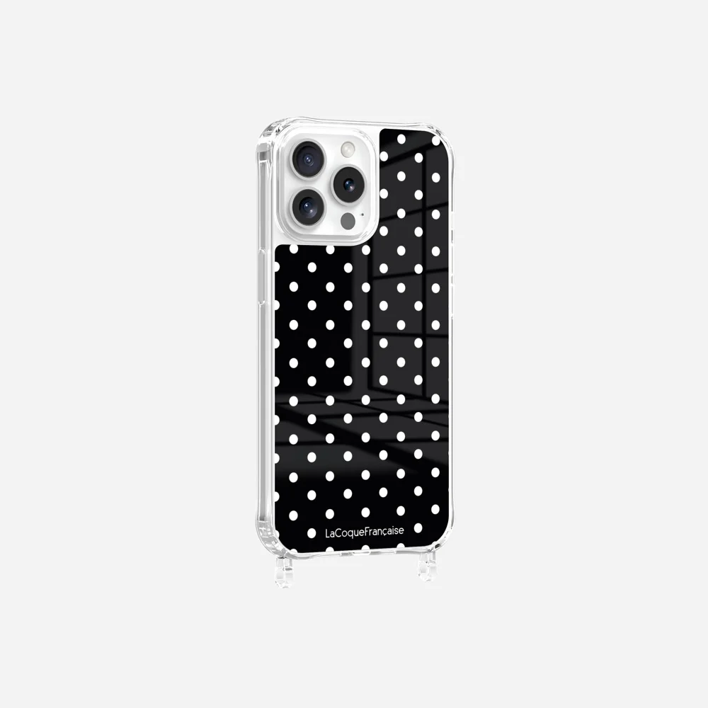 Coque Anneaux Imprimee Pois Blanc - Image 15
