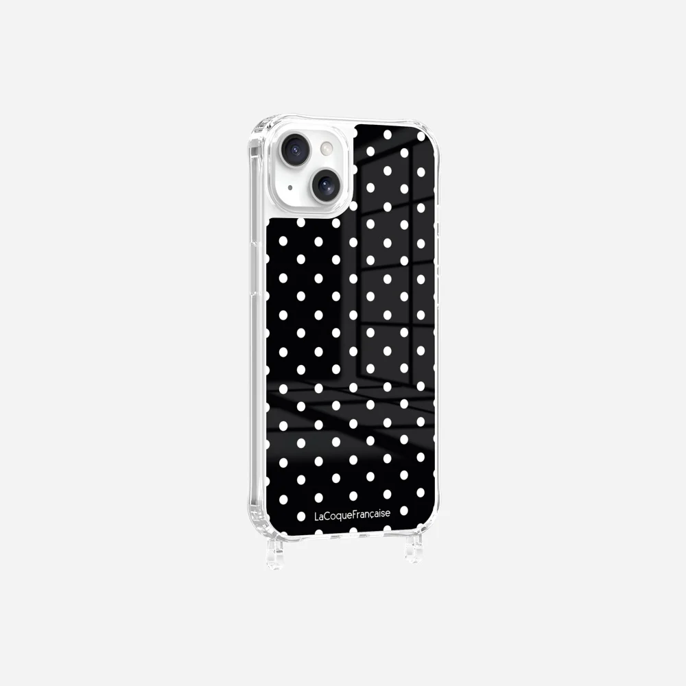 Coque Anneaux Imprimee Pois Blanc - Image 17