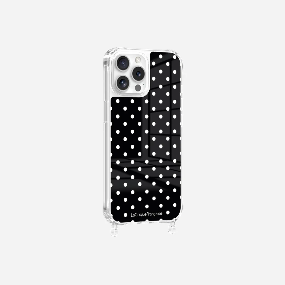 Coque Anneaux Imprimee Pois Blanc - Image 19