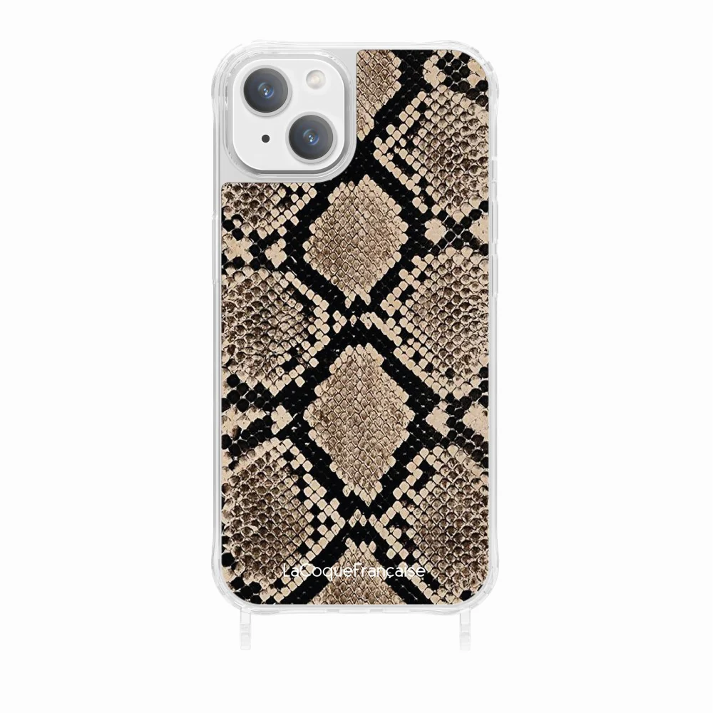 Coque Anneaux Imprimee Python Beige - Image 12