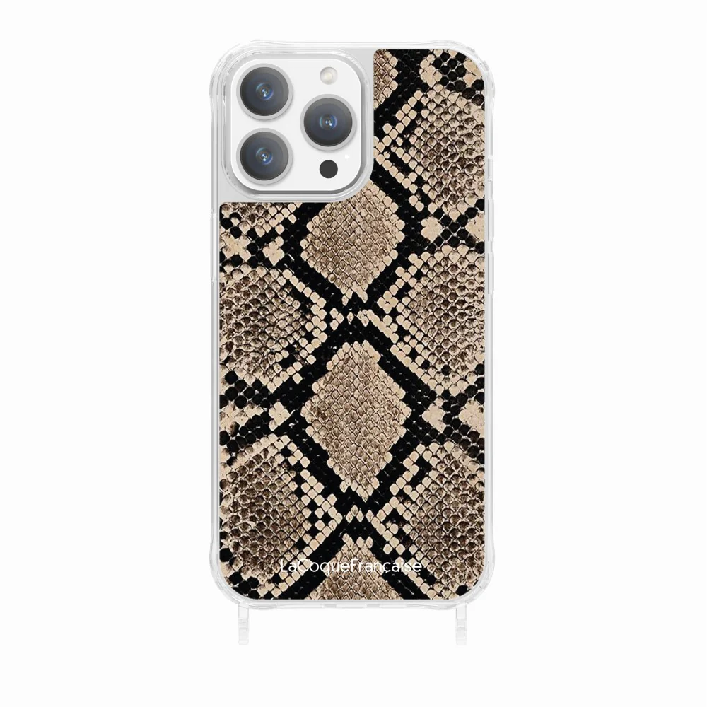 Coque Anneaux Imprimee Python Beige - Image 13