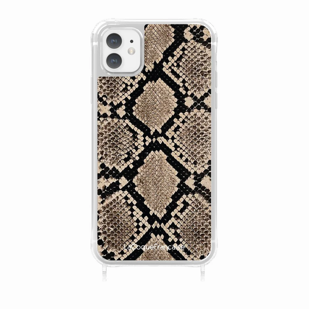 Coque Anneaux Imprimee Python Beige - Image 26