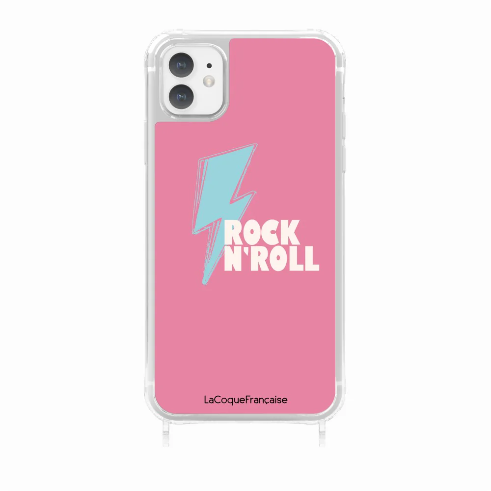 Coque Anneaux Imprimee Rock Eclair Bleu - Image 20