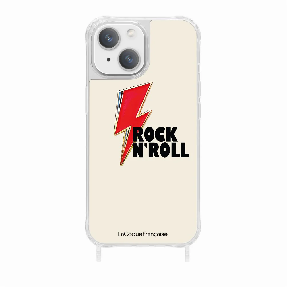 Coque Anneaux Imprimee Rock Eclair Rouge - Image 13