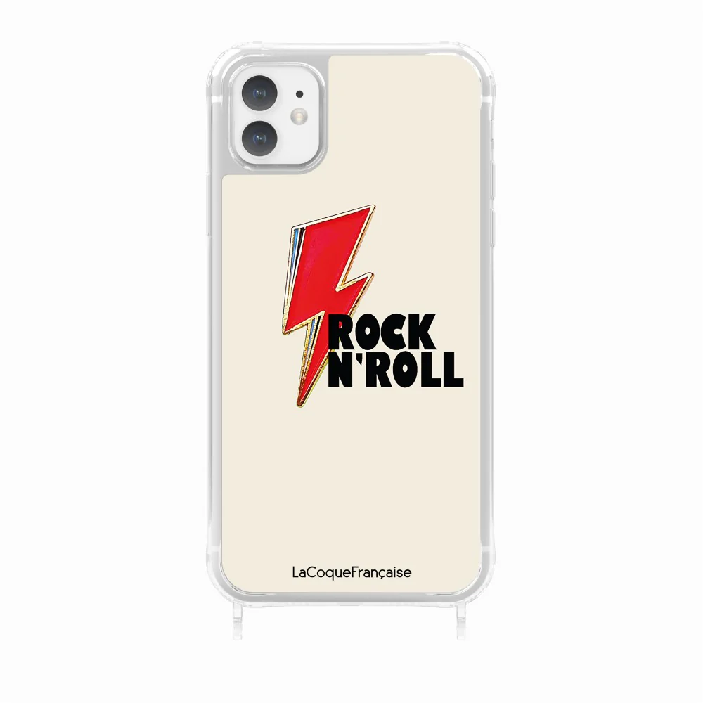 Coque Anneaux Imprimee Rock Eclair Rouge - Image 20