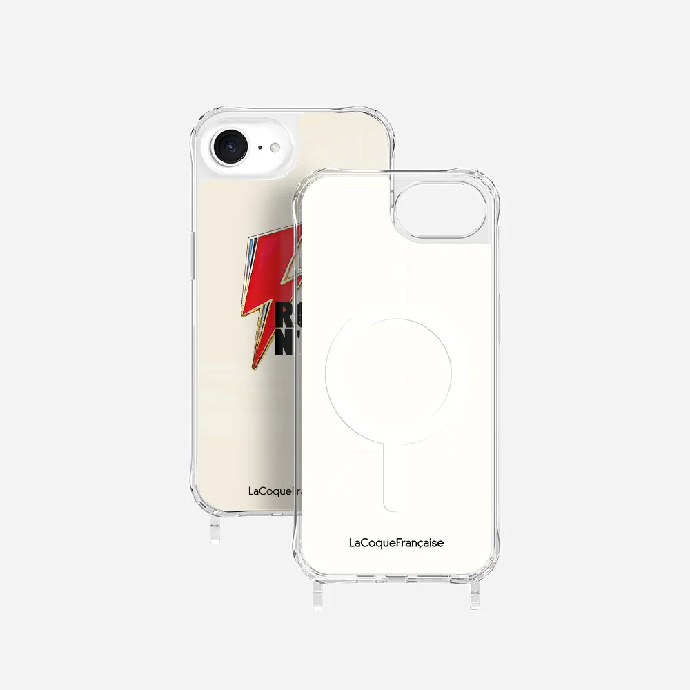 Coque Anneaux Imprimee Rock Eclair Rouge - Image 21