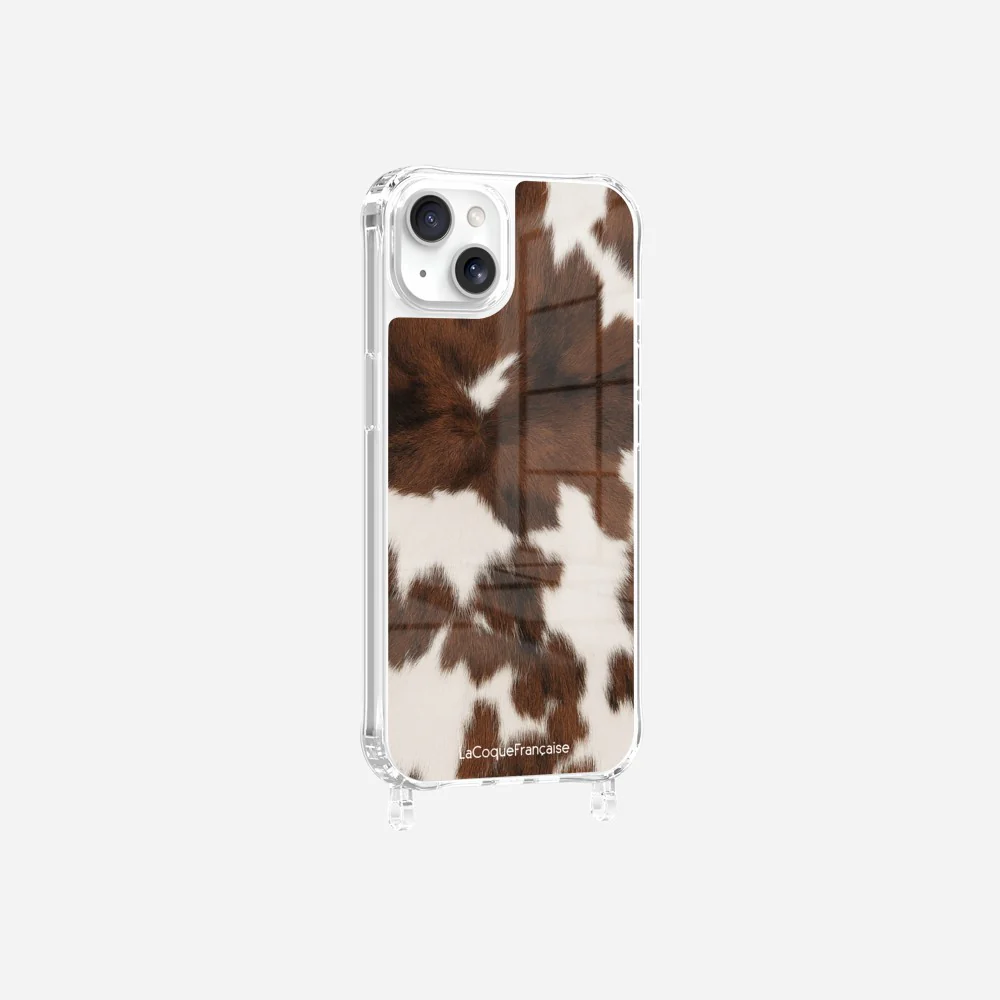Coque Anneaux Imprimee Vache Marron - Image 17