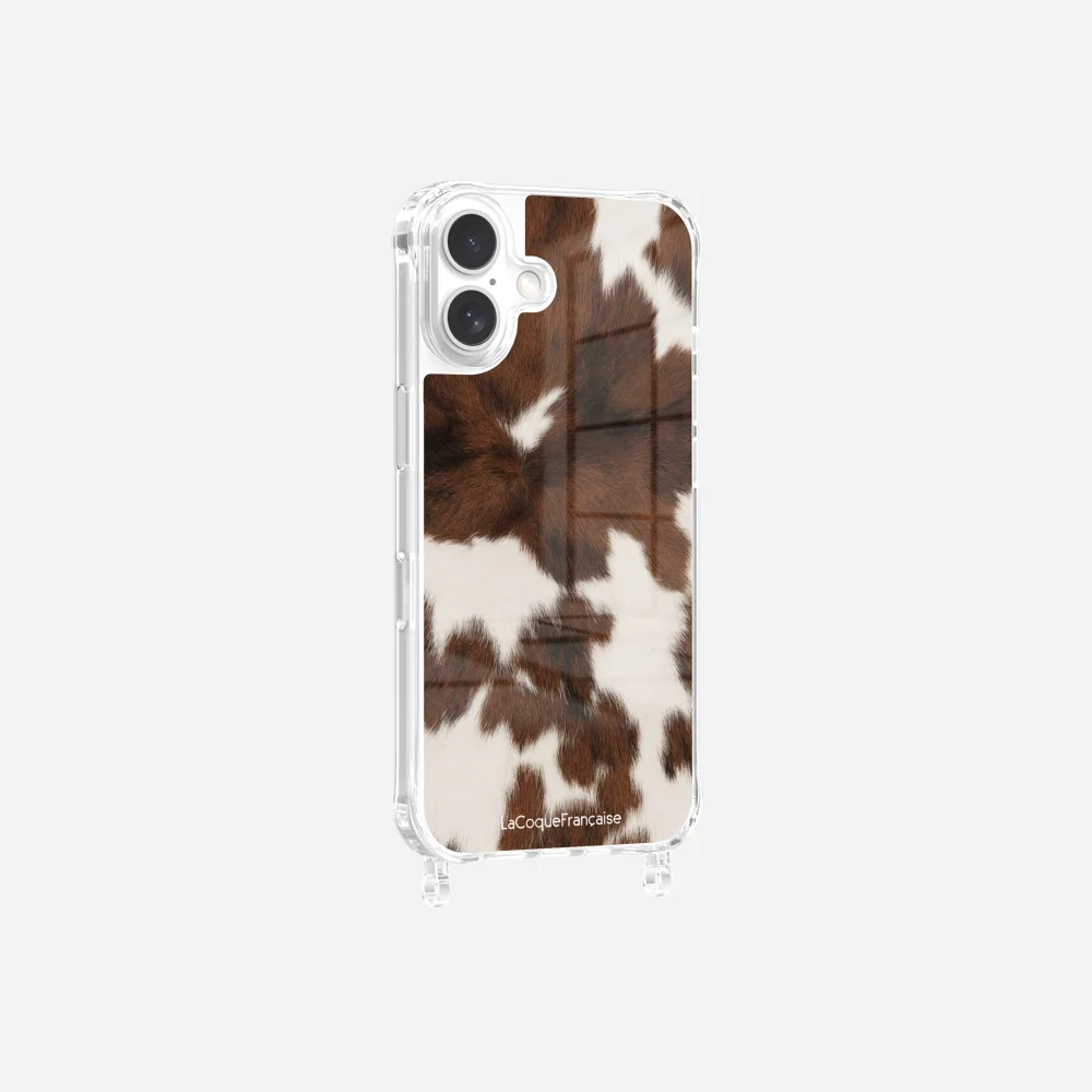 Coque Anneaux Imprimee Vache Marron - Image 8