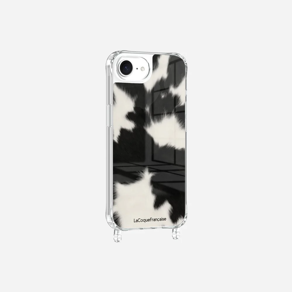 Coque Anneaux Imprimee Vache Noire - Image 2