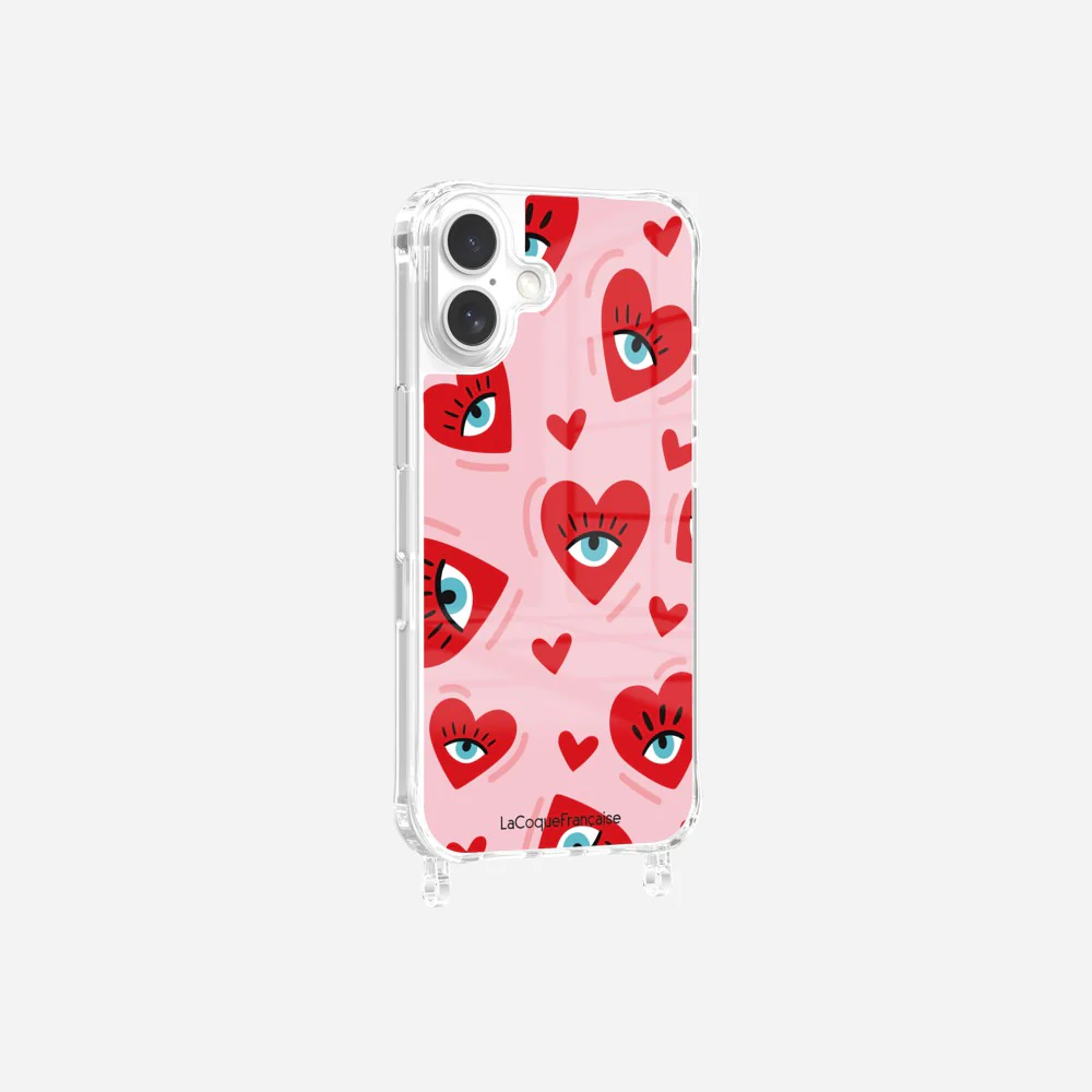 Coque Anneaux Imprimee Yeux D'amour - Image 8