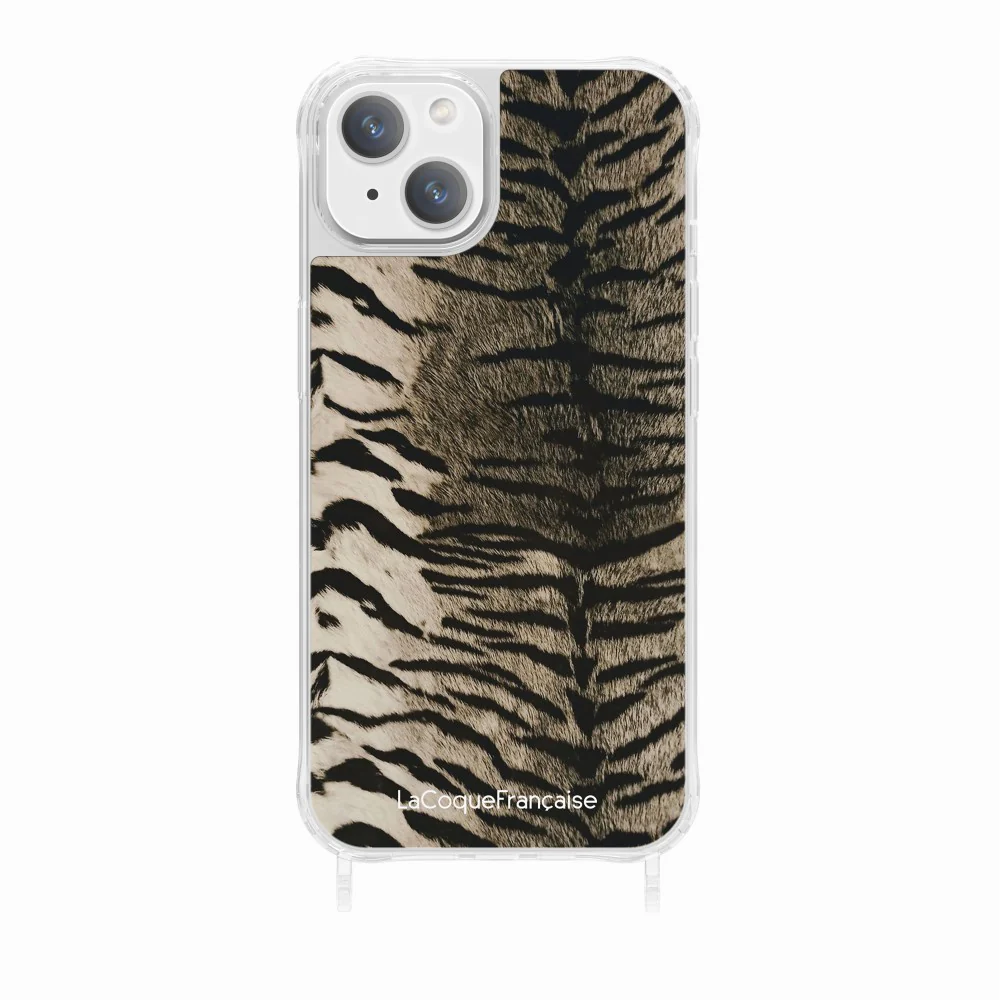 Coque Anneaux Imprimee Zebre Gris - Image 14