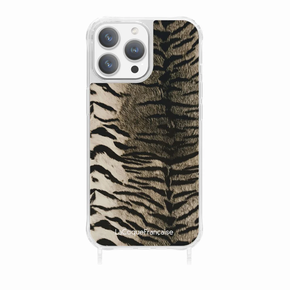 Coque Anneaux Imprimee Zebre Gris - Image 15