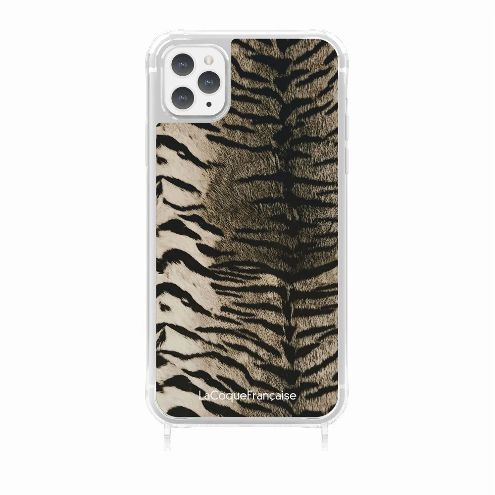 Coque Anneaux Imprimee Zebre Gris - Image 26