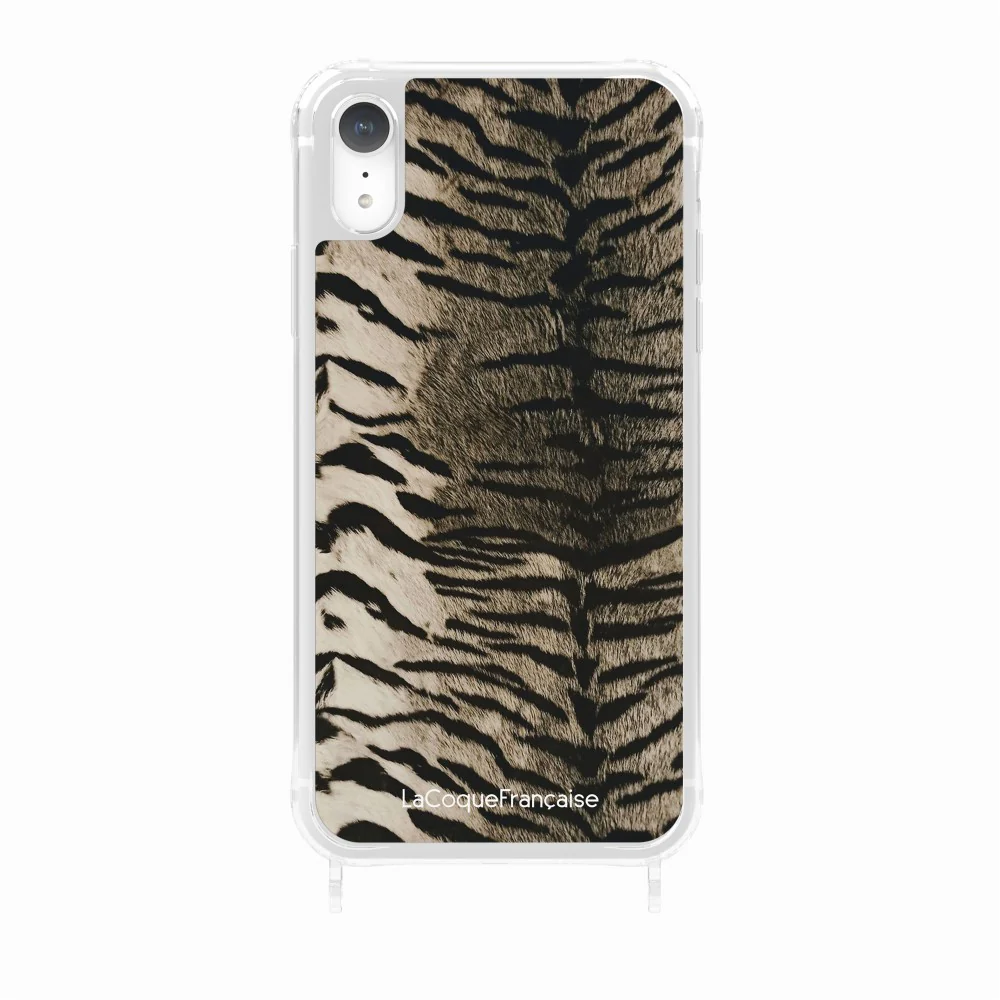 Coque Anneaux Imprimee Zebre Gris - Image 29