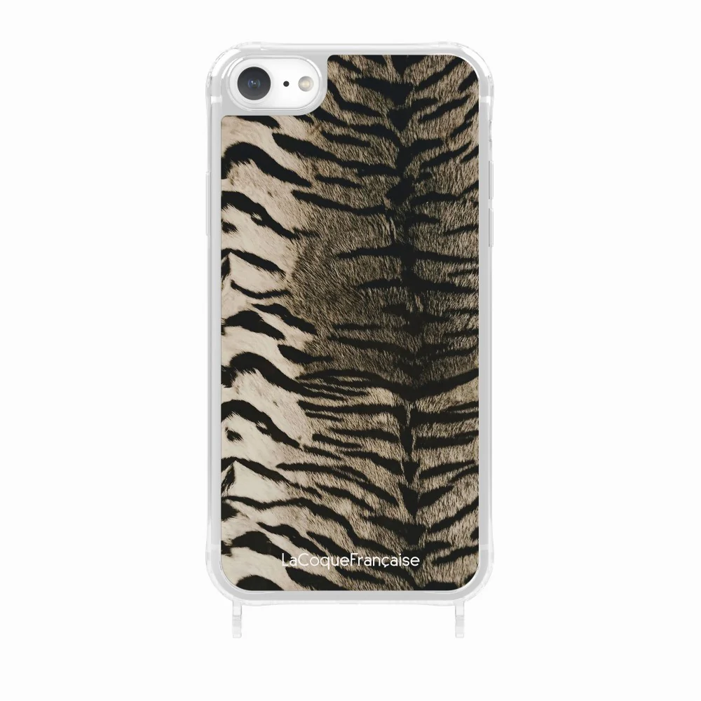 Coque Anneaux Imprimee Zebre Gris - Image 30
