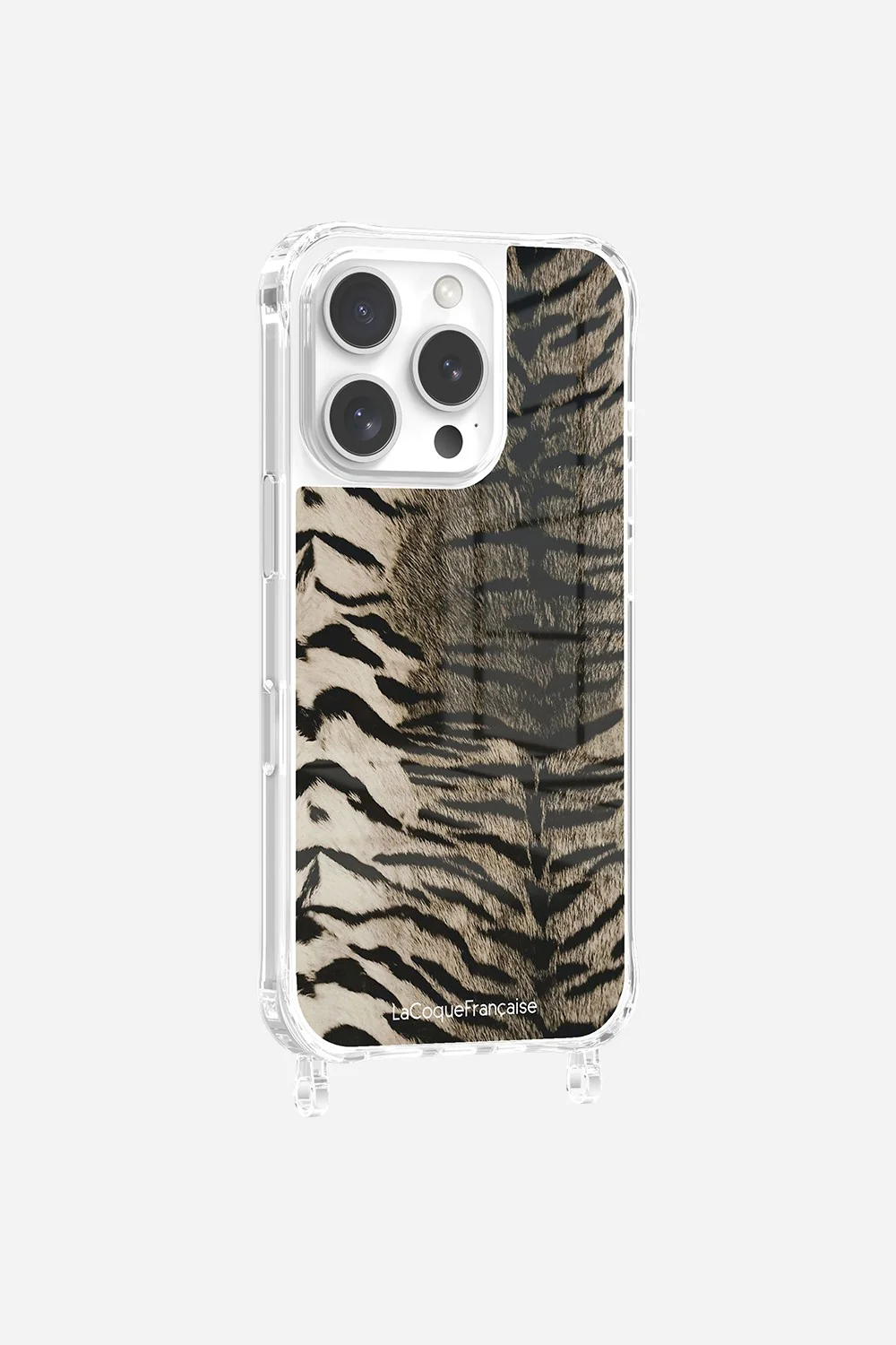 Coque Anneaux Imprimee Zebre Gris - Image 7