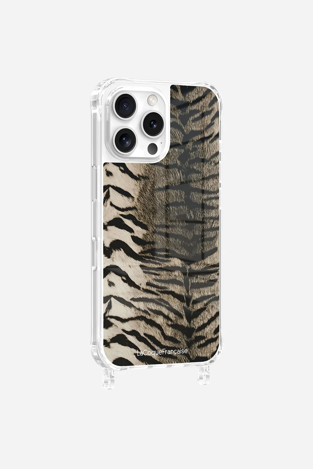 Coque Anneaux Imprimee Zebre Gris - Image 8