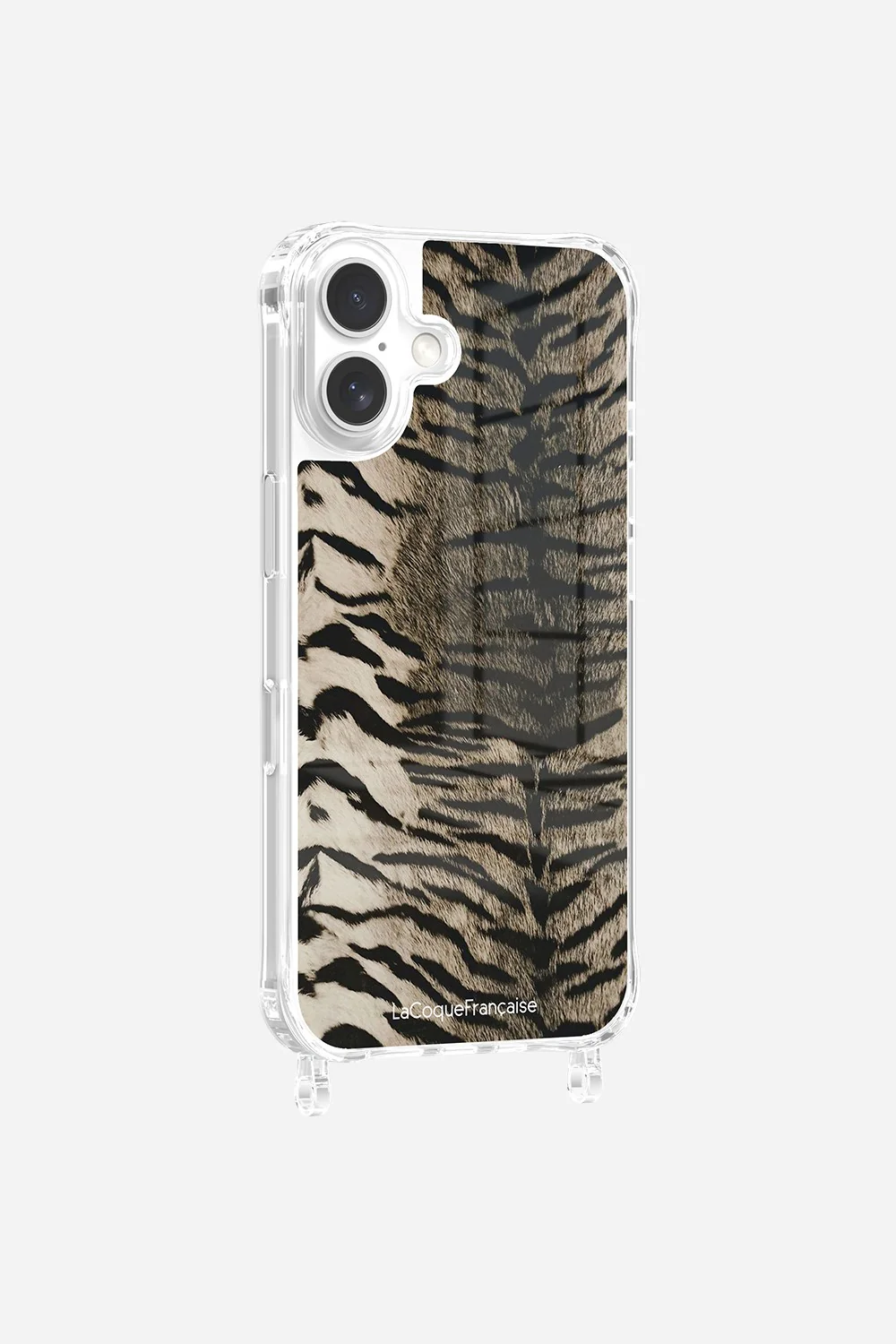 Coque Anneaux Imprimee Zebre Gris - Image 9