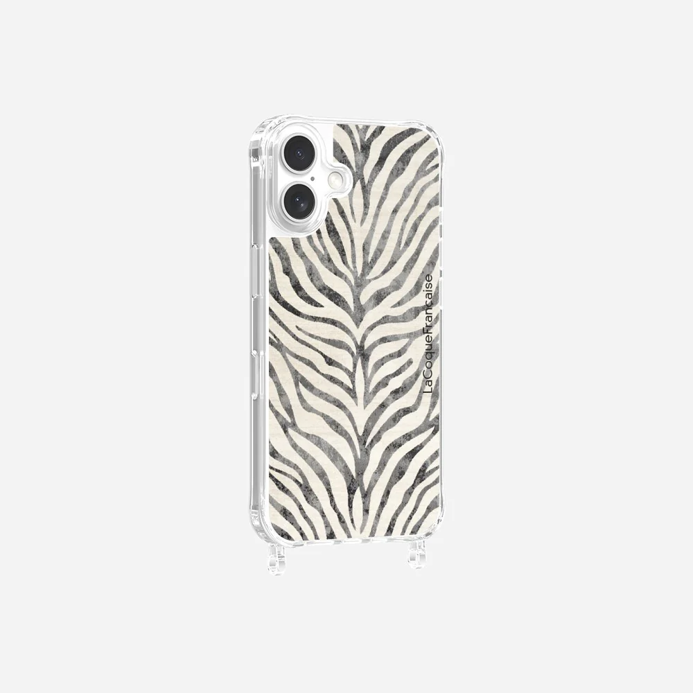 Coque Anneaux Imprimee Zebre Noir - Image 6