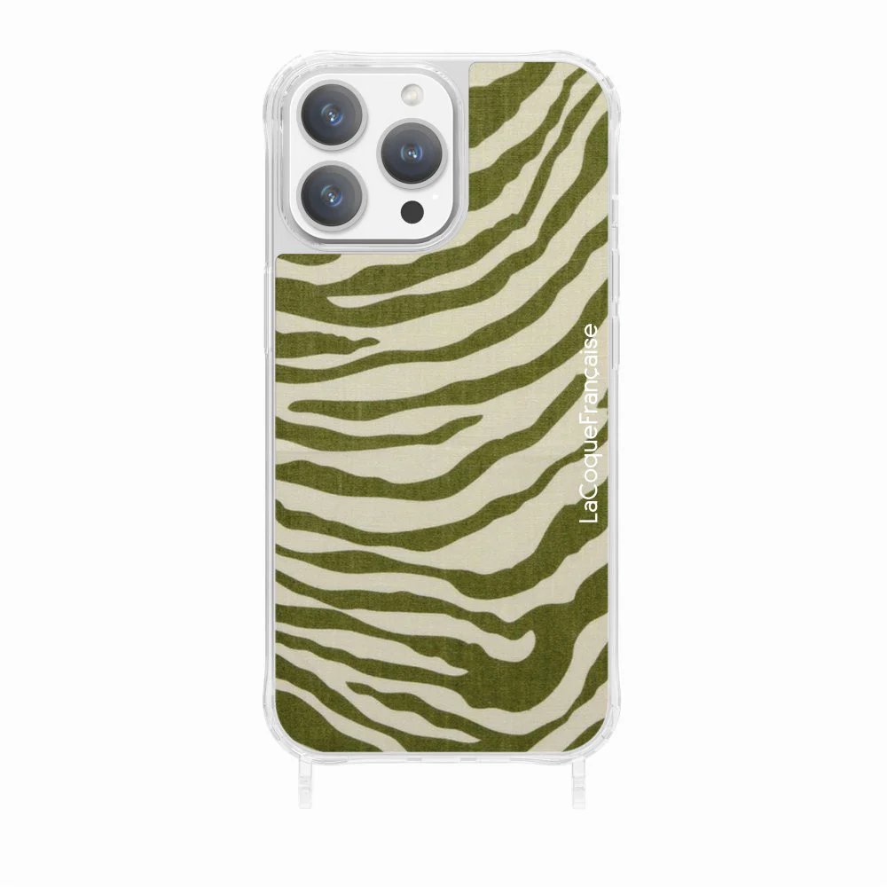 Coque Anneaux Imprimee Zebre Vert - Image 12