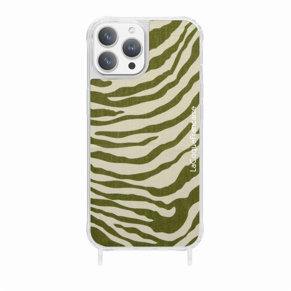 Coque Anneaux Imprimee Zebre Vert - Image 16