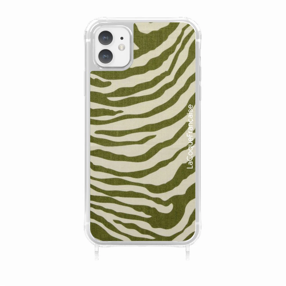 Coque Anneaux Imprimee Zebre Vert - Image 28